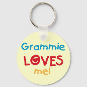 Grammie Loves Me T-shirts en geschenken Sleutelhanger