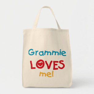 Grammie Loves Me T-shirts en geschenken Tote Bag