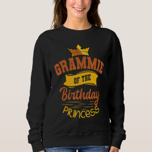 Grammie Of The Birthday Princess Party Bday Celebr Trui