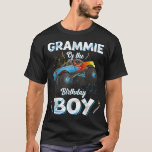 Grammie van de 'Birthday Boy Monster Truck Bday Wo T-shirt