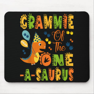 Grammie van de One-a-saurus 1st Birthday Dinosaur Muismat