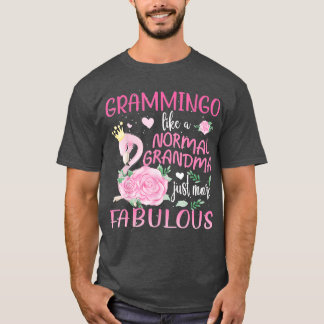Grammingo als een normale oma Flamingo T-shirt