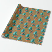 Grammofoon Cadeaupapier (Uitgerold)