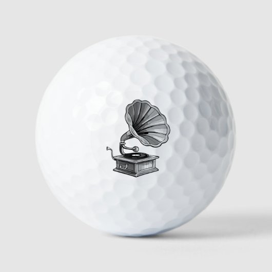 Grammofoon Golfballen (Voorkant)