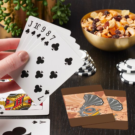 Grammofoon Pokerkaarten