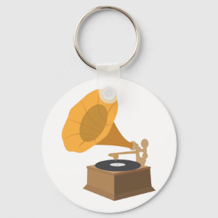 Grammofoon Sleutelhanger