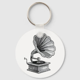 Grammofoon Sleutelhanger