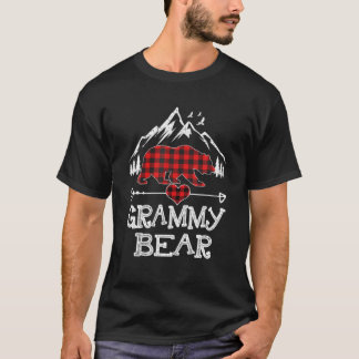Grammy Beer Kerstmis Pajama Red Pset Buffalo Fam T-shirt