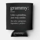 Grammy Definition, oma, Nana Gift Blikjeskoeler (Voorkant)