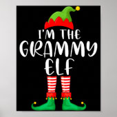 Grammy Elf Matching Family Group Christmas Party P Poster (Voorkant)