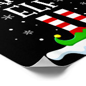 Grammy Elf Squad Xmas Family Matching Group Christ Poster (Hoek)