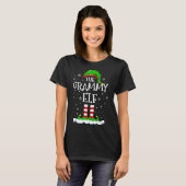 Grammy Elf Squad Xmas Family Matching Group Christ T-shirt (Voorkant volledig)