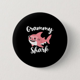 Grammy Haai Moederdag Oma Grappig  Ronde Button 5,7 Cm