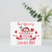 Grammy Love is me Rag Doll Briefkaart (Staand voorkant)