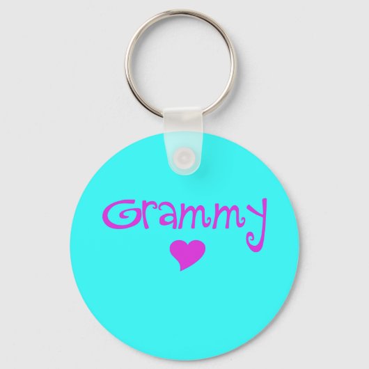 Grammy met hart sleutelhanger (Voorkant)