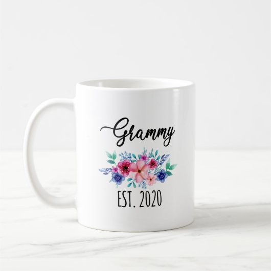 Grammy Mug, Don pour Grammy, Grammy Est. Mug 2020 (Gauche)
