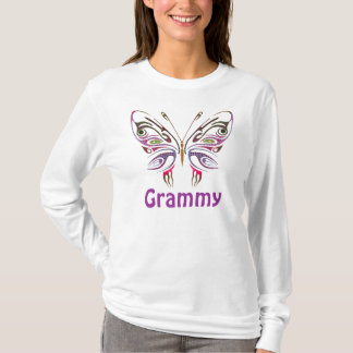 Grammy Personalized Butterfly T-shirt