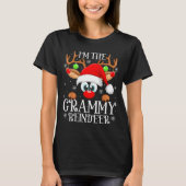 Grammy Reindeer Christmas Family Matching Group Fu T-shirt (Voorkant)