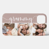 Grammy Script Grandma Photo Collage Case-Mate iPhone Case (Achterkant (horizontaal))
