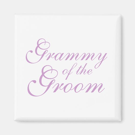 Grammy van de bruidegom magneet (Voorkant)