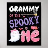 Grammy van de Spooky One 1st Birthday Halloween Pi Poster (Voorkant)