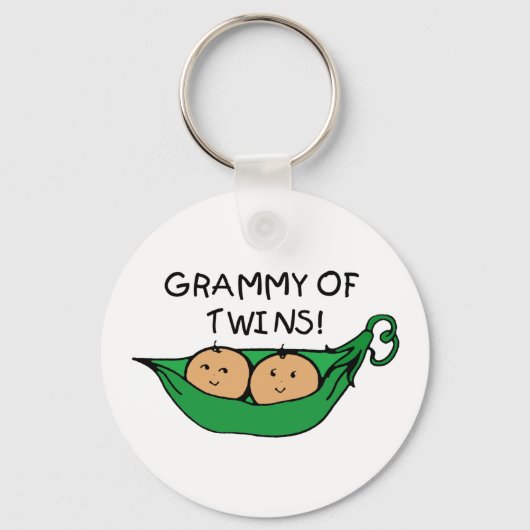 Grammy van Twins Pod Sleutelhanger (Voorkant)