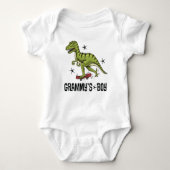 Grammys Jongen Kleinzoon Dinosaur Romper (Voorkant)