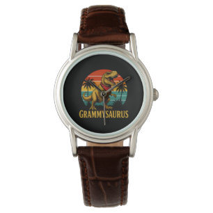 Grammysaurus T Rex Dinosaur Grammy Moederdag Horloge