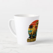 Grammysaurus T Rex Dinosaur Grammy Moederdag Latte Mok (Linkerhoek)