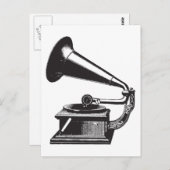  Gramophone Briefkaart (Voorkant / Achterkant)