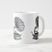 Gramophone Extra Grote Beker (Voorkant rechts)