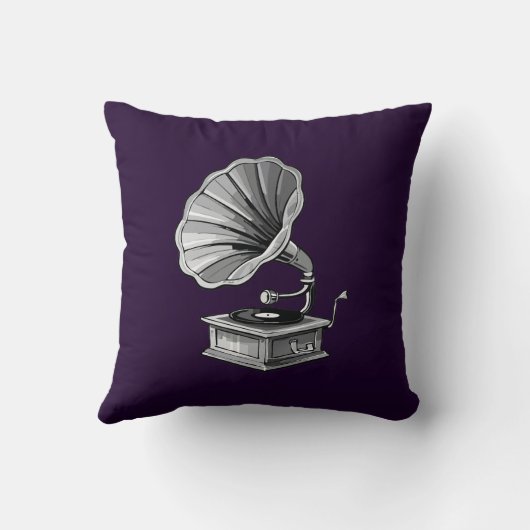 Gramophone Kussen (Achterkant)