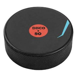 Gramophone Record Borden Funny Hockey Puck