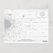 Gramophone retro custom briefkaart (Achterkant)