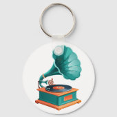 Gramophone Sleutelhanger (Achterkant)