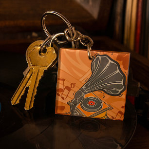 Gramophone Sleutelhanger