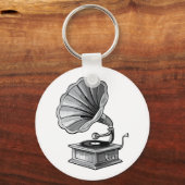 Gramophone Sleutelhanger (Achterkant)