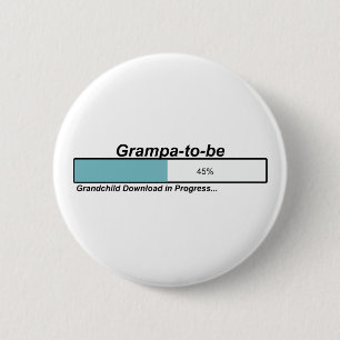 Grampa downloaden om te worden ronde button 5,7 cm