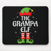 Grampa Elf Kerstfamilie Matching Elf Squad Kerst Muismat (Voorkant)