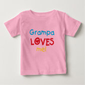 Grampa m'aime T-shirts et cadeaux (Devant)