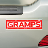 Grampen Stempel Bumpersticker (Op auto)