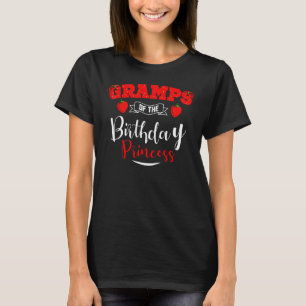 Grampen van de vogelprinses aardbei thema B T-shirt