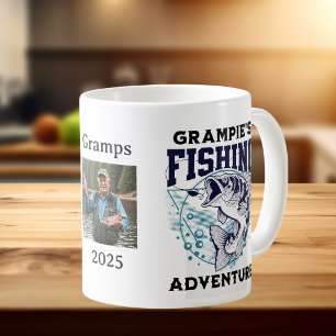 Grampie's Photo Vissen Adventure Personaliseren Koffiemok