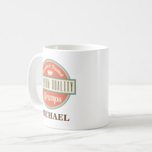 Gramps Gepersonaliseerde Kantoor Mok Gift (Voorkant links)