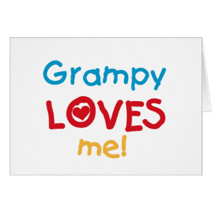 Grampy aime mes t-shirts et cadeaux