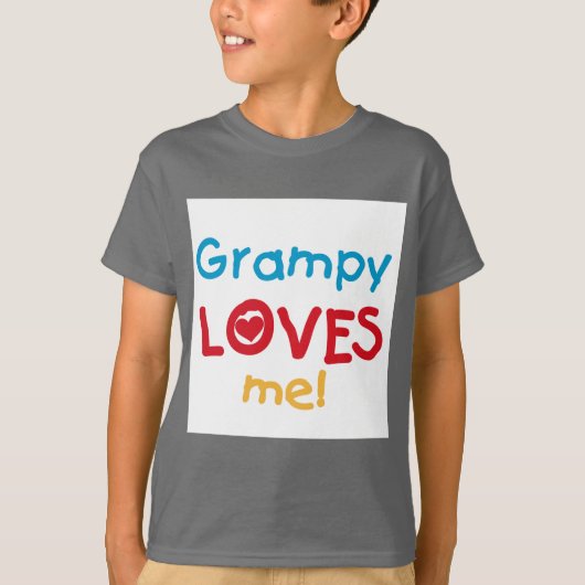 Grampy aime mes t-shirts et cadeaux (Devant)