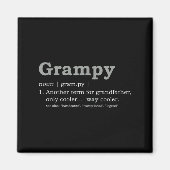 Grampy Design_ Funny Definition Magneet (Voorkant)