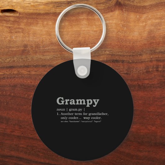 Grampy Design_ Funny Definition Sleutelhanger (Voorkant)