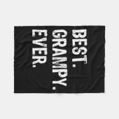 Grampy Ever Funny Cool Fleece Deken (Voorkant (Horizontaal))
