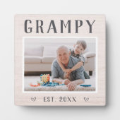 Grampy Grandpa - foto van Rustic Fotoplaat (Voorkant)